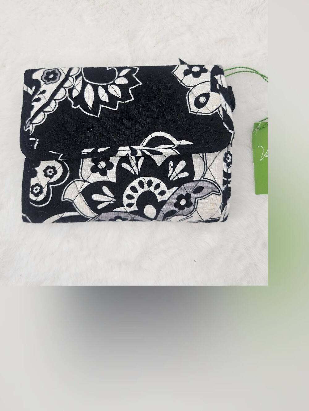 Vera Bradley Euro Wallet Midnight Paisley NWT